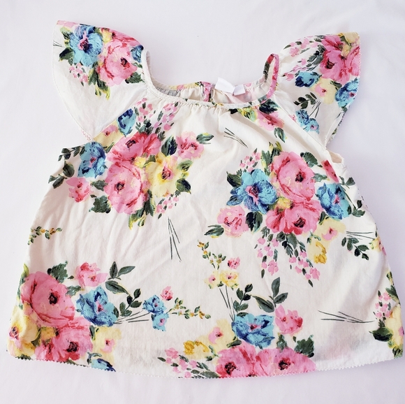 Gap girls floral shirt - Picture 1 of 2